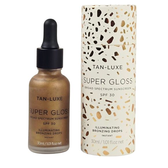 Tan-Luxe Super Gloss Illuminating Instant Bronzing Drops SPF 30  30ml/1.01 fl oz - Picture 1 of 5